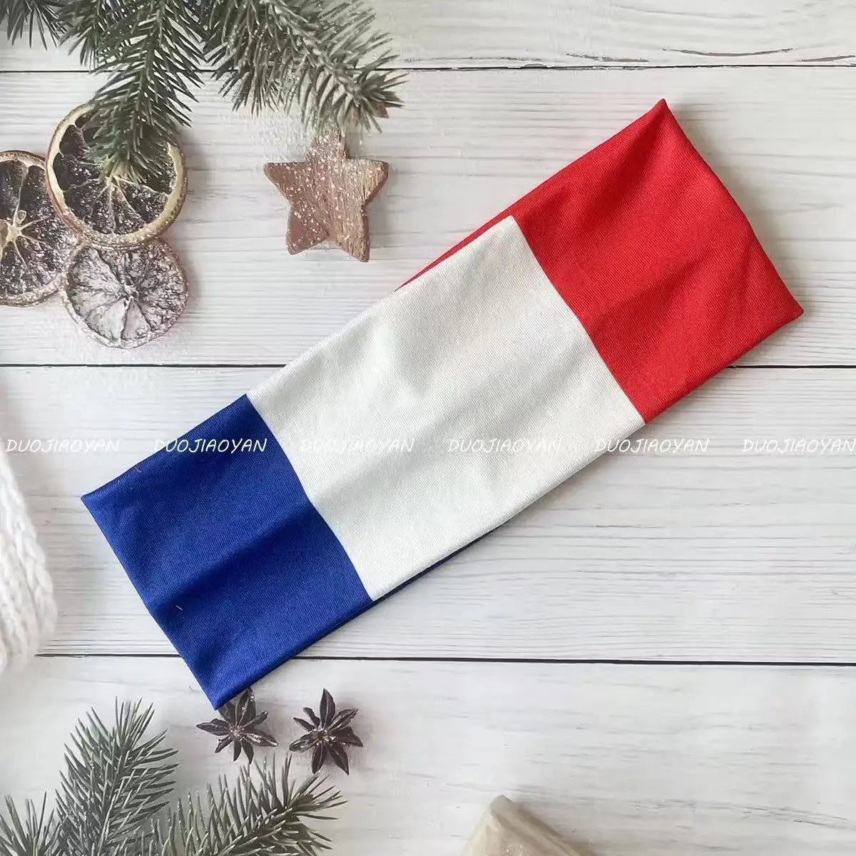 Bandeau de sport pour football américain avec drapeau national 2026, adapté aux garçons et aux filles.