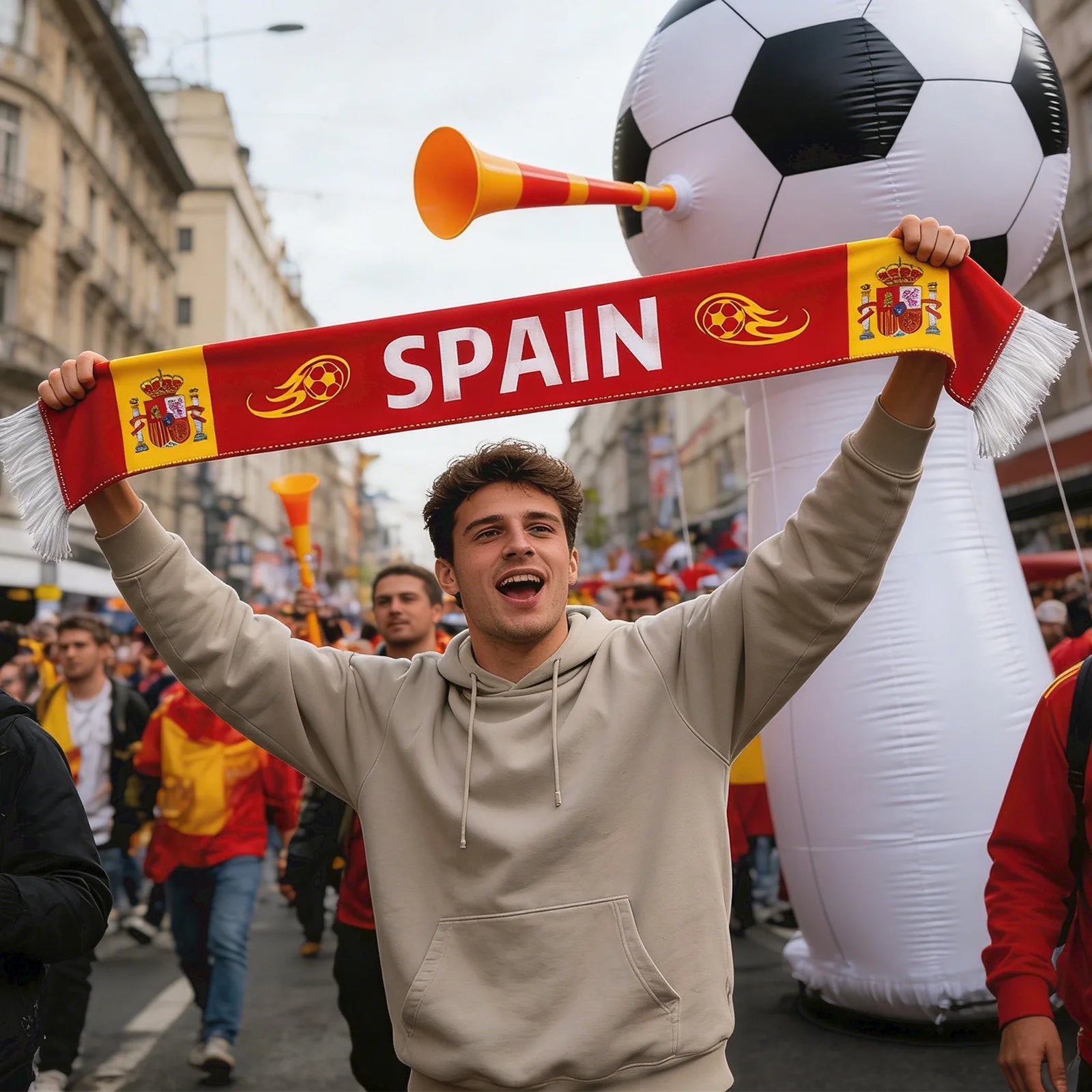 Écharpe de football 7,5×60 cm, accessoires de vêtements pour fans, accessoires de cheering, écharpes drapeau, fournitures de fête