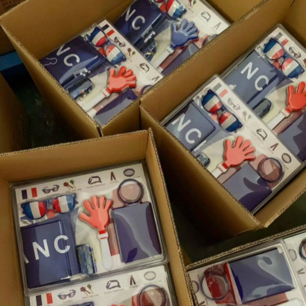 Kit d'accessoires pour supporters sportifs, drapeau national, kit de cheering, fournitures de fête pour les fans de sport, événements sportifs