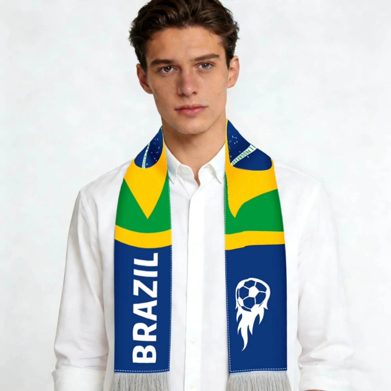 Écharpe de football 7,5×60 cm, accessoires de vêtements pour fans, accessoires de cheering, écharpes drapeau, fournitures de fête