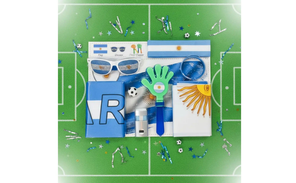 Kit d'accessoires pour supporters sportifs, drapeau national, kit de cheering, fournitures de fête pour les fans de sport, événements sportifs