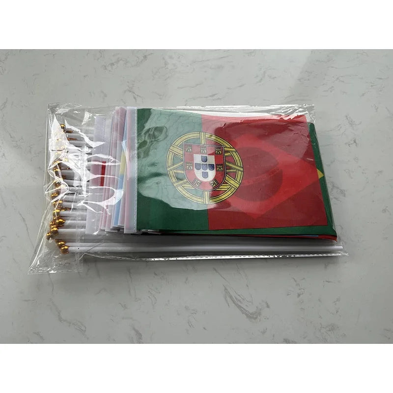 2026 Guirlande de drapeaux nationaux de pays du monde 14x21cm, 48 pièces, pour la Coupe du Monde de Football, décoration événementielle