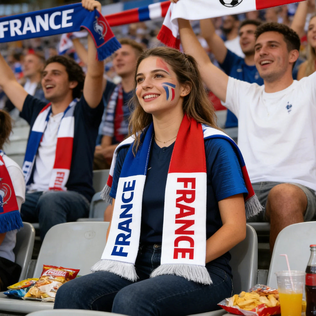Écharpe de football 7,5×60 cm, accessoires de vêtements pour fans, accessoires de cheering, écharpes drapeau, fournitures de fête