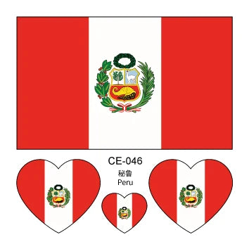 10 feuilles drapeau National tatouage temporaire visage bras hommes femmes faux Tatoo brésil russie amérique allemagne jeux de Football tatouages