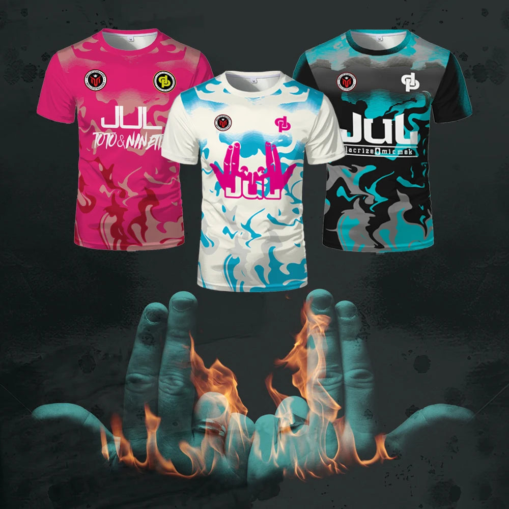 Maillot Football JUL Tchikita – Séchage rapide, Style 3D