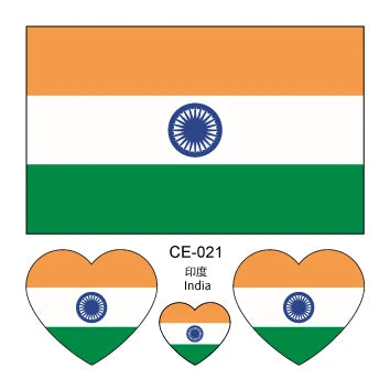 10 feuilles drapeau National tatouage temporaire visage bras hommes femmes faux Tatoo brésil russie amérique allemagne jeux de Football tatouages