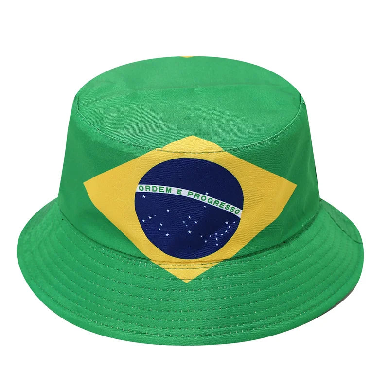 Chapeau Bob Réversible Drapeaux Nationaux 2026 pour Hommes et Femmes, Chapeau de Pêcheur pour Fans de Football, Idéal Fête et Coupe du Monde