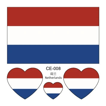 10 feuilles drapeau National tatouage temporaire visage bras hommes femmes faux Tatoo brésil russie amérique allemagne jeux de Football tatouages