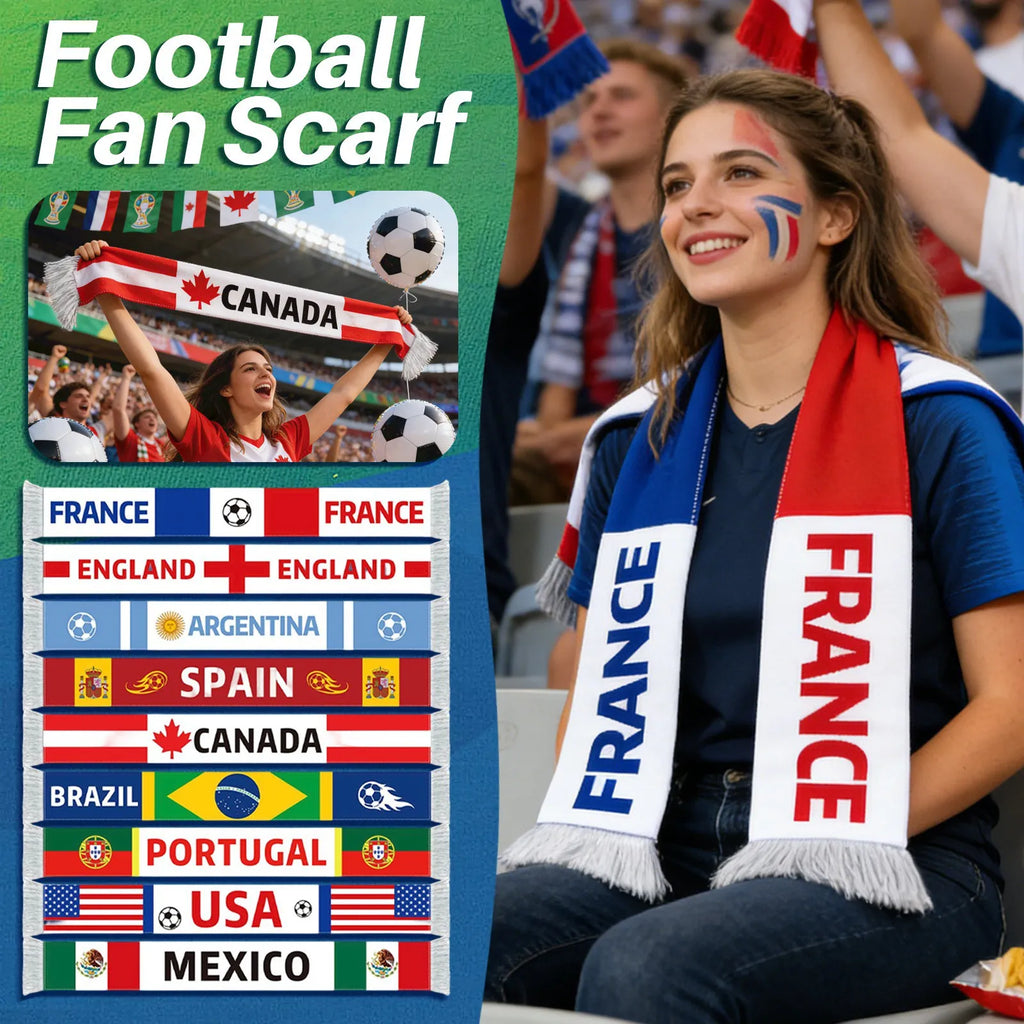 Écharpe de football 7,5×60 cm, accessoires de vêtements pour fans, accessoires de cheering, écharpes drapeau, fournitures de fête