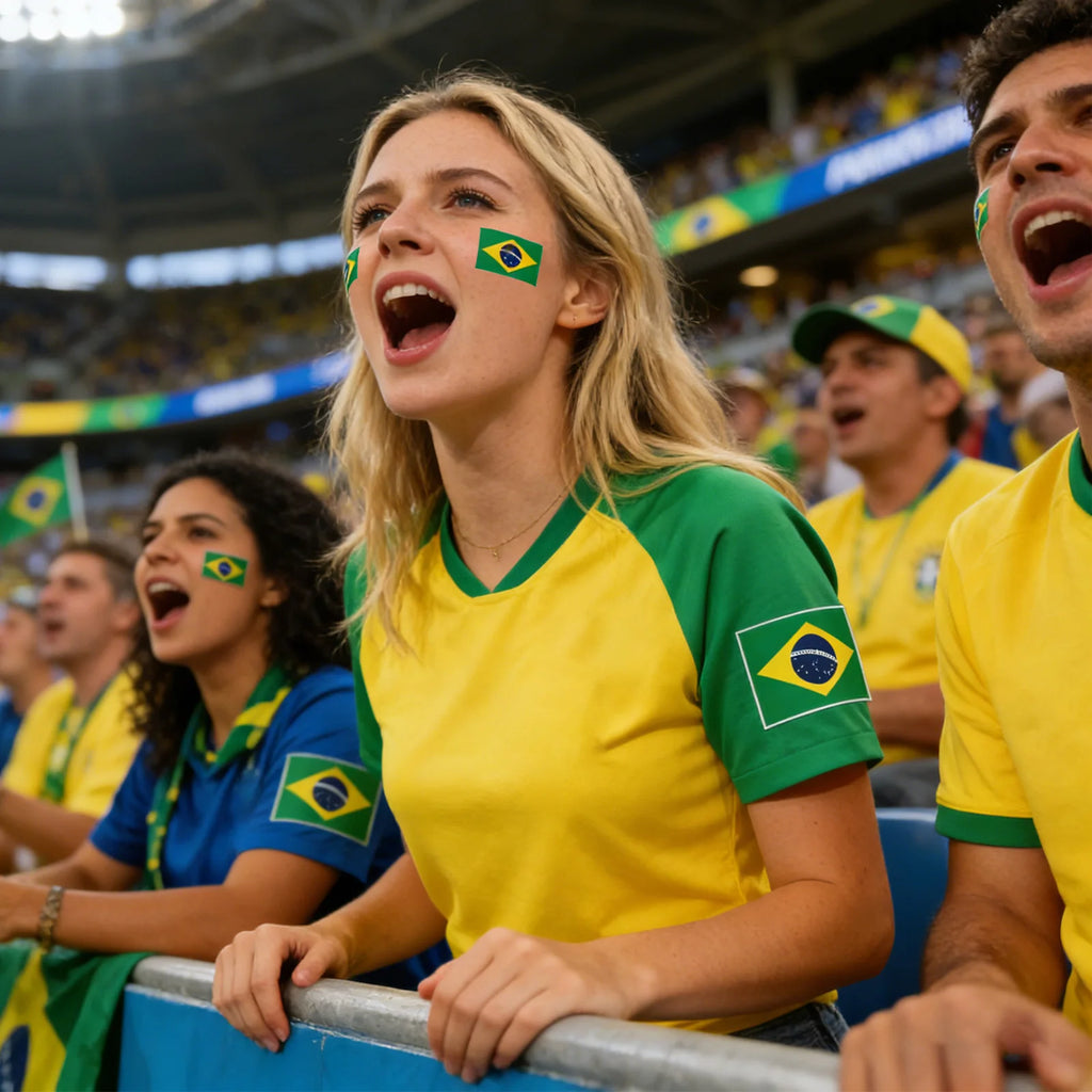 Tatouages/autocollants pour le visage pour les fans de football américain, accessoires de cheering pour événements, tatouage temporaire drapeau national, adapté aux adultes et aux enfants