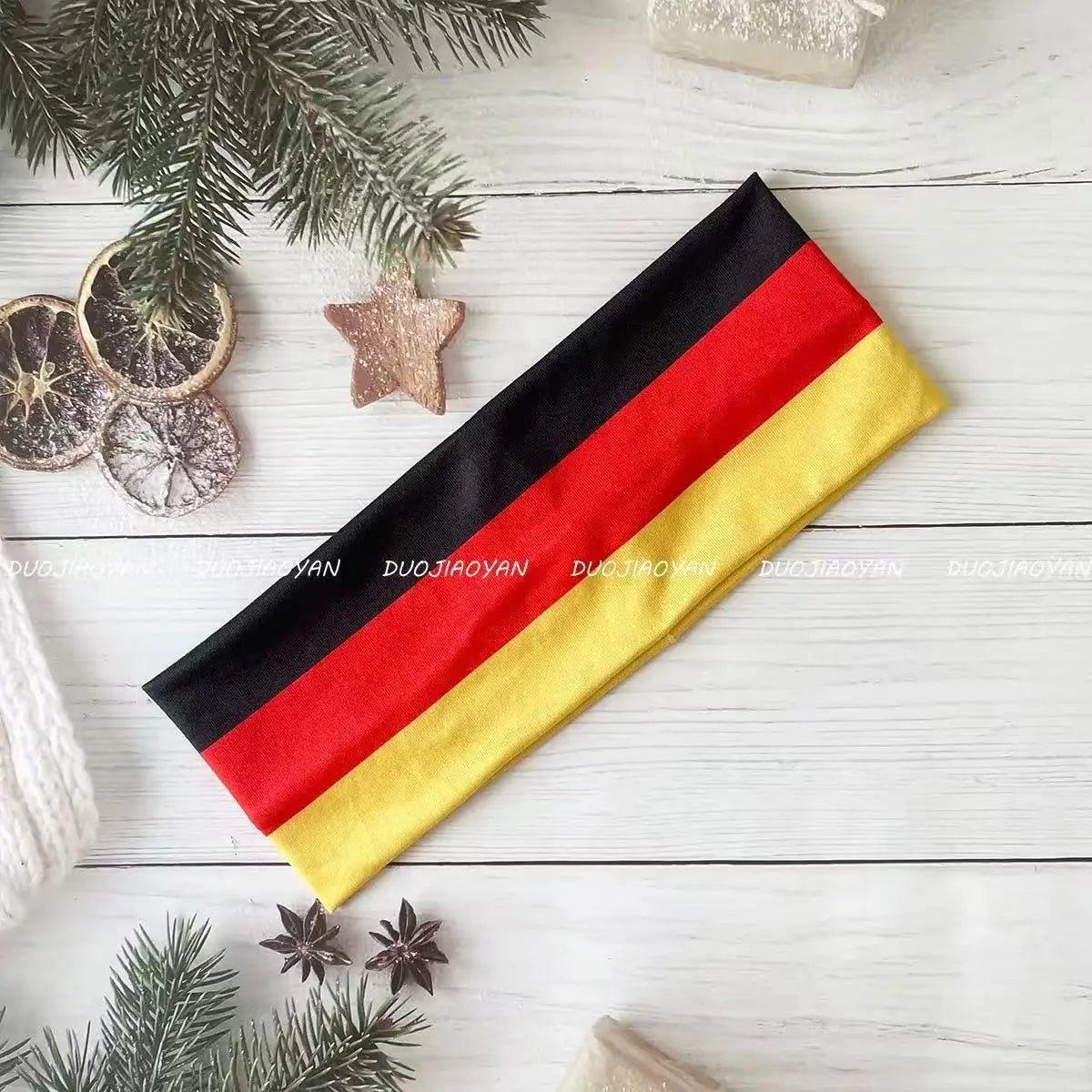 Bandeau de sport pour football américain avec drapeau national 2026, adapté aux garçons et aux filles.