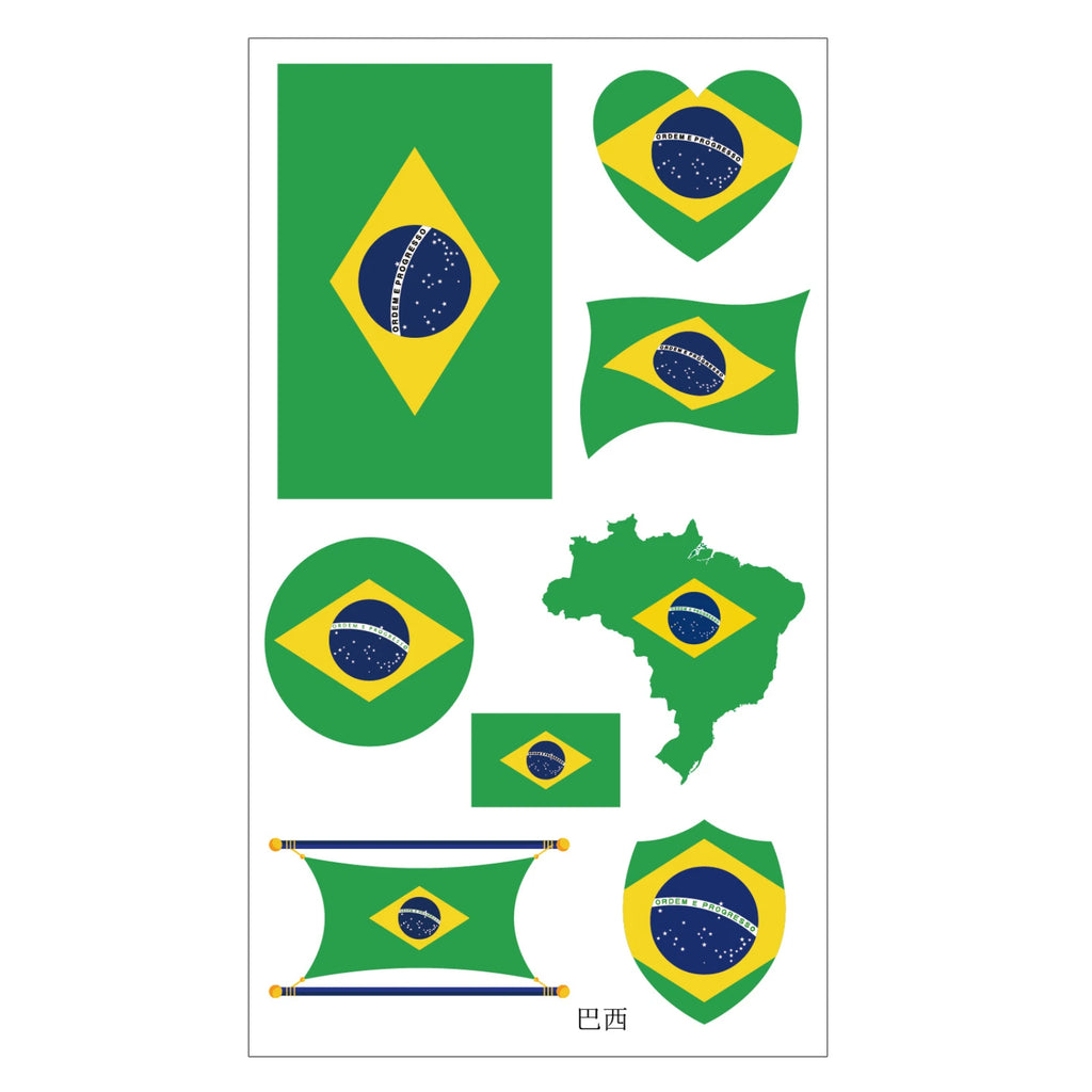Tatouages/autocollants pour le visage pour les fans de football américain, accessoires de cheering pour événements, tatouage temporaire drapeau national, adapté aux adultes et aux enfants